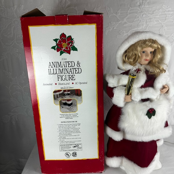 Vintage Christmas Animated & Illuminated Figure Deluxe Costume - Picture 15 of 15